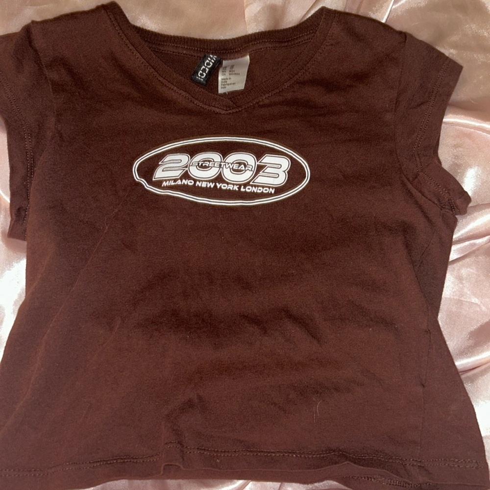 vintage crop tee